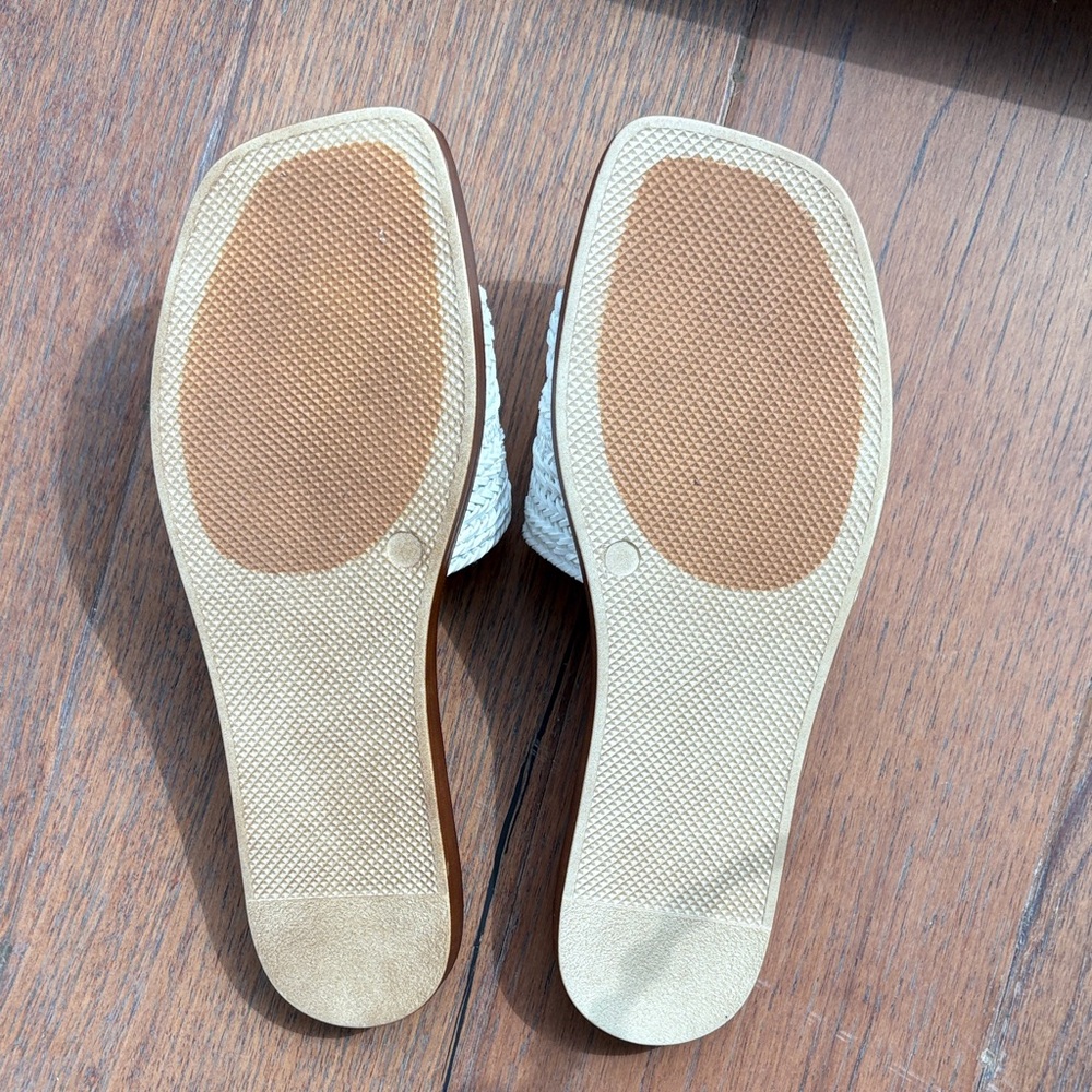 Seychelles Women's White Woven Sandals-NEW-NEVER WORN! - Picture 3 of 4